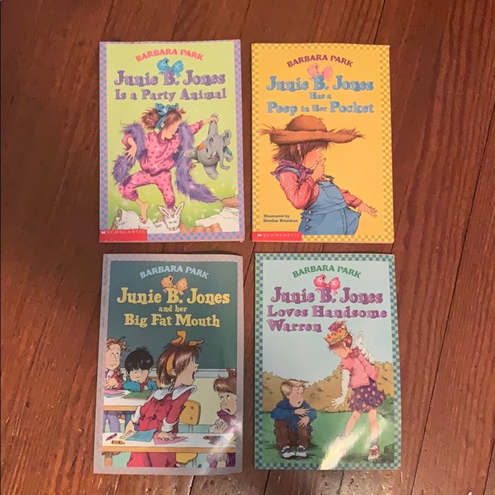 4 Junie B Jones books
